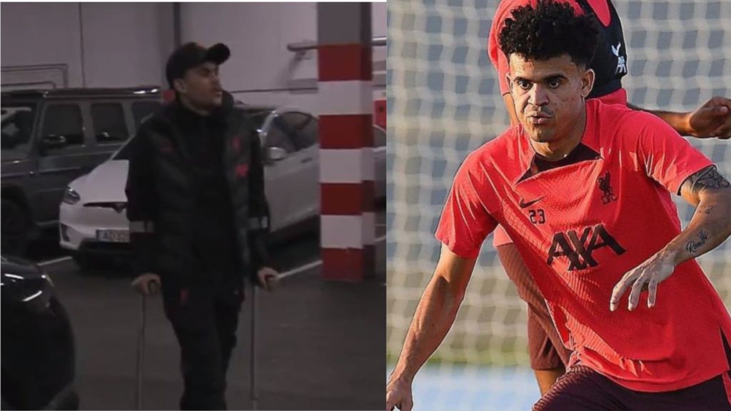 Video: Liverpool star spotted in crutches before the Leicester City game