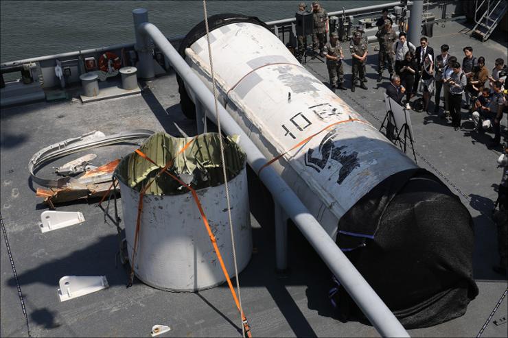 North Korea says spy satellite launch failed due to midair blast during first-stage rocket flight