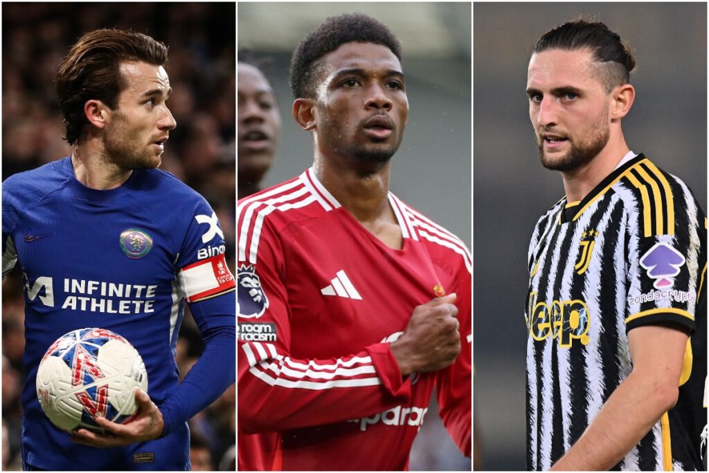 Rabiot, Gabriel, Amad, Kimmich, Chilwell