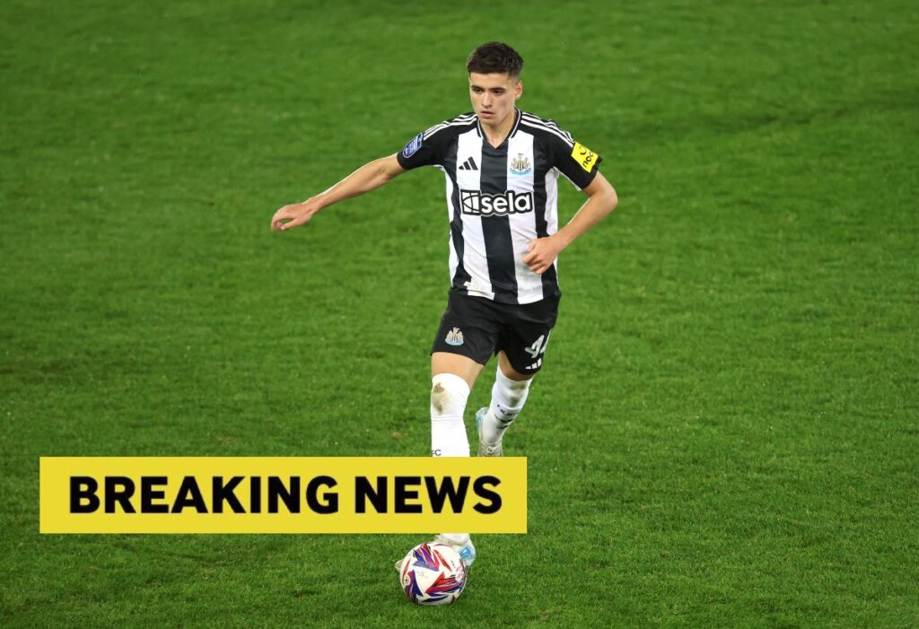 Surprise call-up? Young talent pictured training with Newcastle ahead of Carabao Cup final