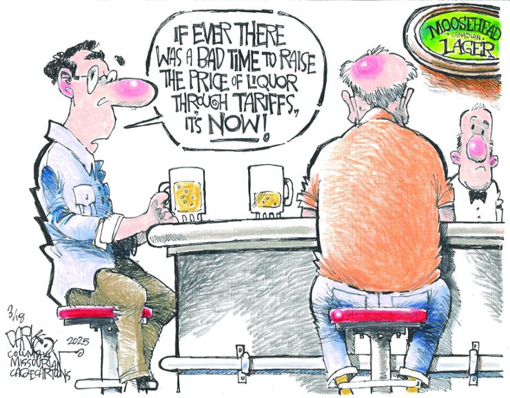 Raising tariffs on liquor