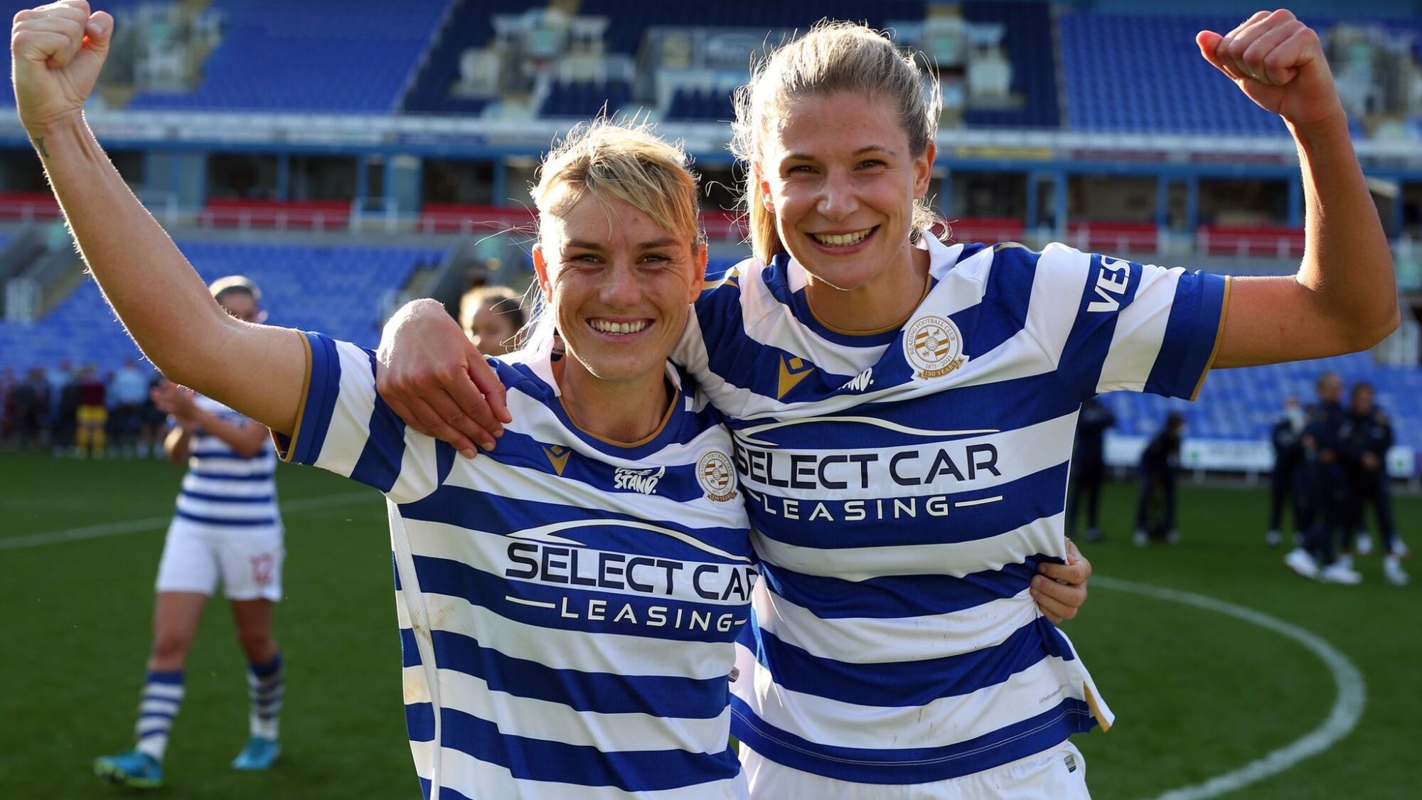 The former Reading FC Women players at the UEFA Euro 2025