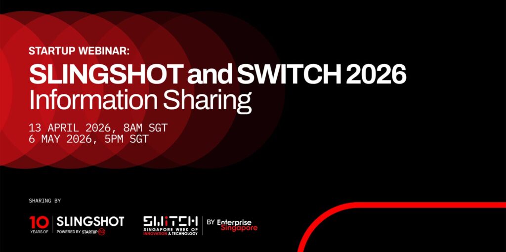 SWITCH 2026 Opens Early Access to SLINGSHOT and Singapore’s Startup Pipeline – ngopihangat