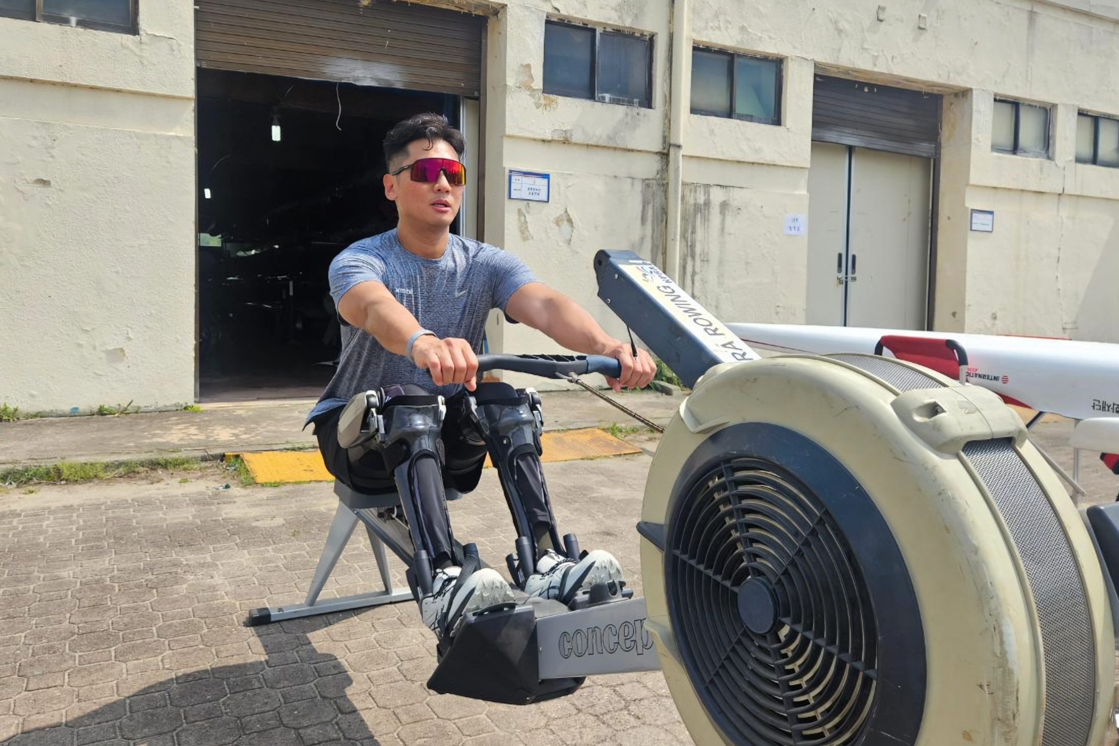 From paralysis to national team: Former soldier rows toward Paralympic glory