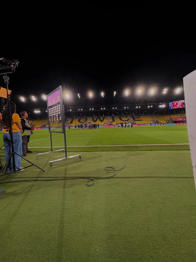 Pitchside at the FIFA u20 World Cup. Photo: Avi Dhillon.